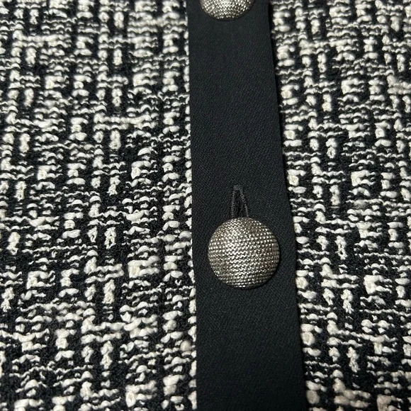 St. John Classic Black and White Tweed Suit Set - Picture 3 of 10